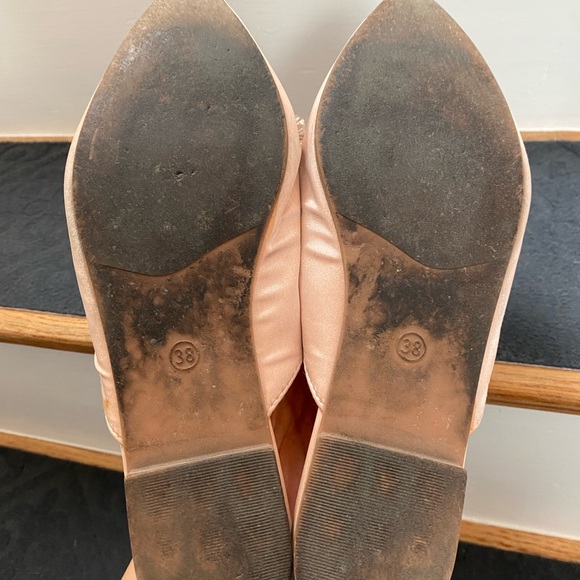 Viro Rosa blush pink satin loafer flat sz 8 - Picture 7 of 7